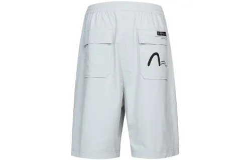 EVISU Casual Shorts Men's Ice Gray Moderate