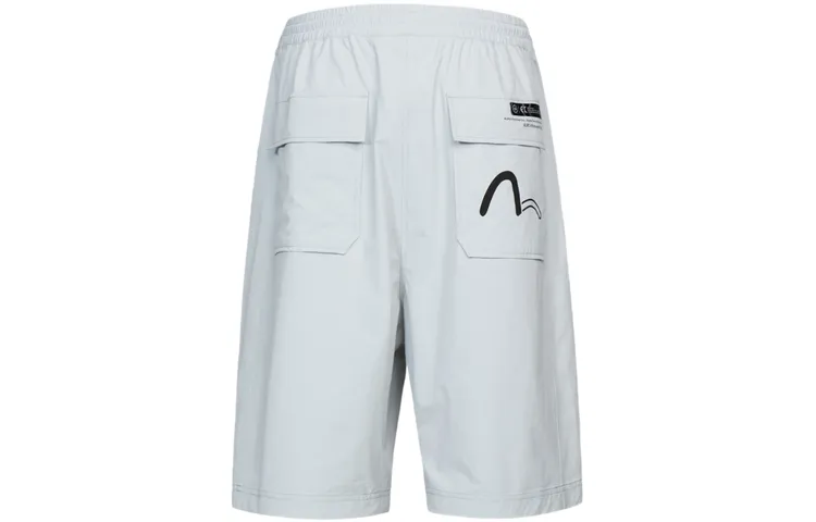 EVISU Casual Shorts Men's Ice Gray Moderate