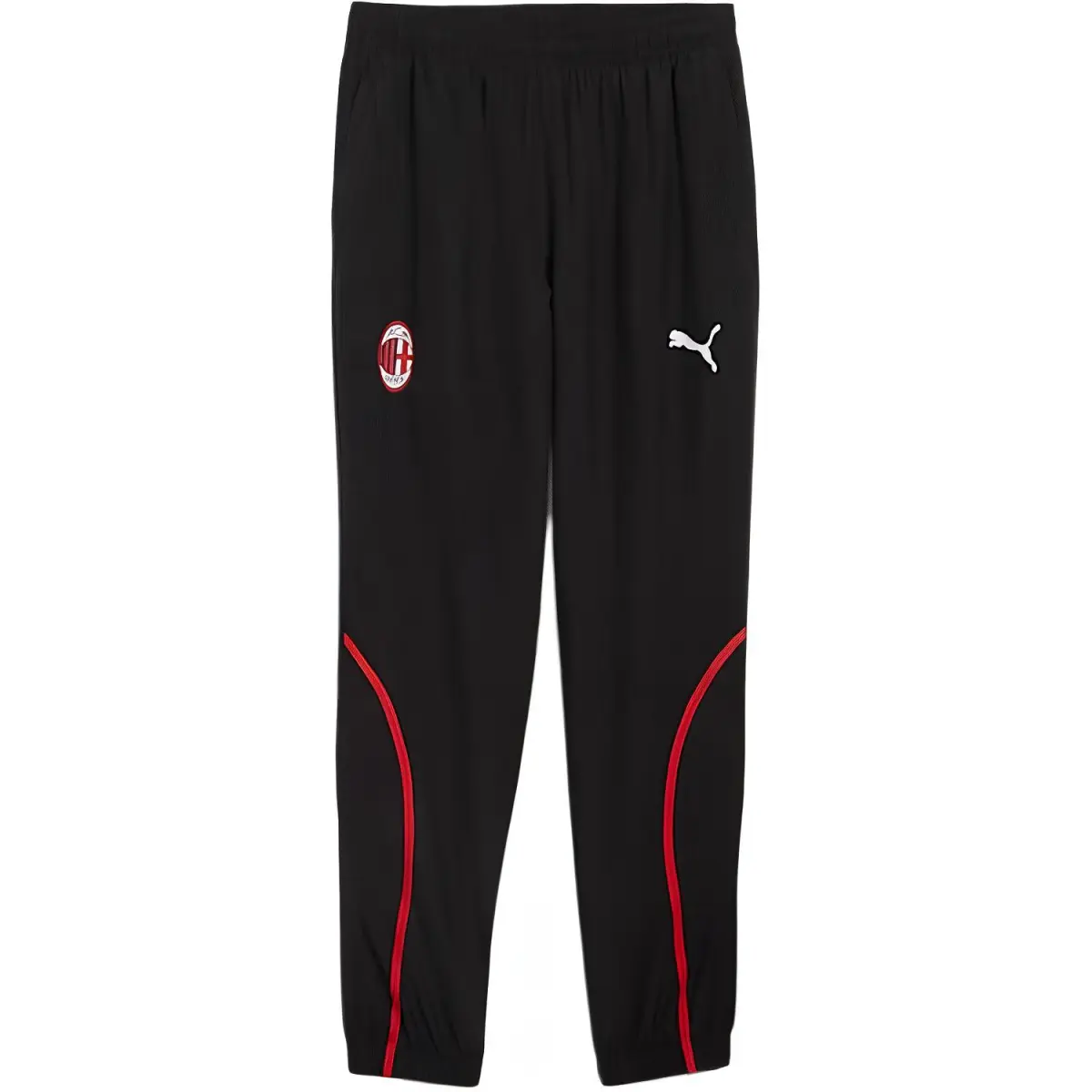 PUMA AC Milan Casual Pants Men's Black Red