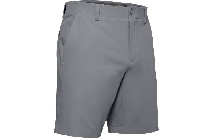 Under Armour Solid Color Sports Shorts Men's Gray