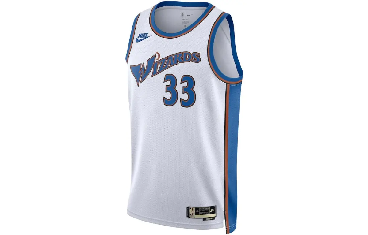 Nike Basketball Jersey Fan Edition 2022/23 Season, Washington Wizards, Kuzma Men's White