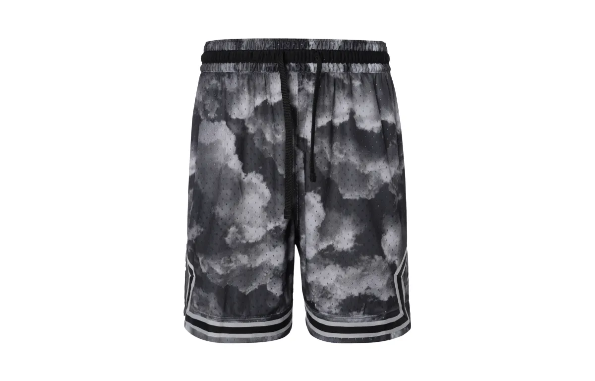 Jordan Casual Shorts Men's Black Gray Color Moderate