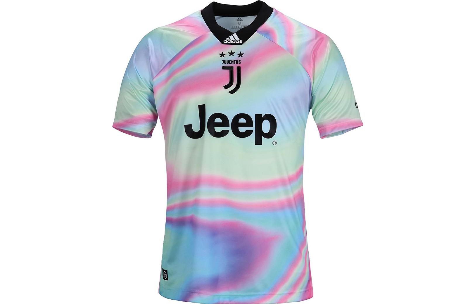 Adidas Soccer Jerseys Unisex Pink/Blue Moderate Straight Fit