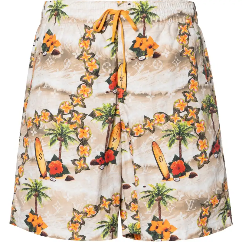 LOUIS VUITTON Monogram Nylon Swim Shorts