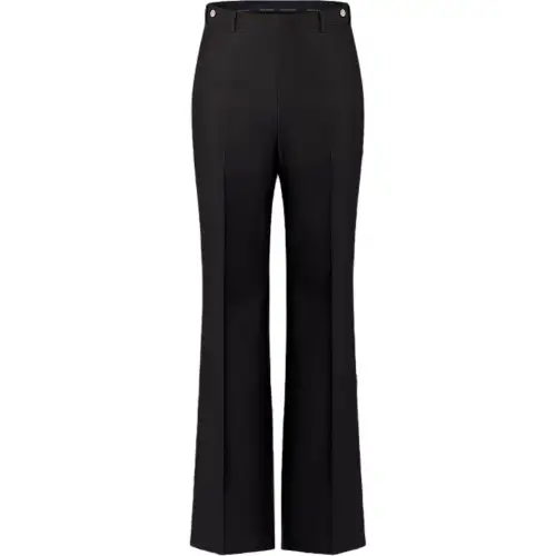 LOUIS VUITTON Flared Tailored Wool Pants Casual Pants Men's Black