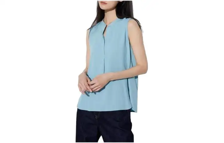 UNIQLO Tank Top Women's Pink Blue