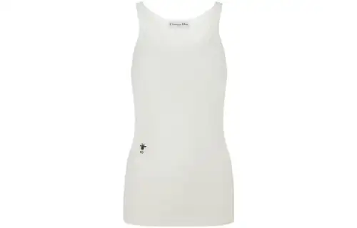 DIOR Tank Tops Women's White Other