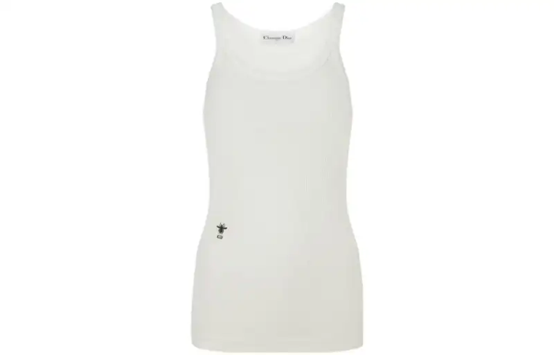 DIOR Tank Tops Women's White Other