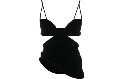 OFF WHITE Tank Tops Women's Black Straight Fit