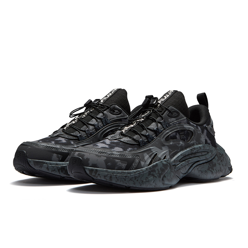 FILA FUSION FORCE X P.A.M. Gravity Shoes Low top Running Shoes Men’s Gray Black