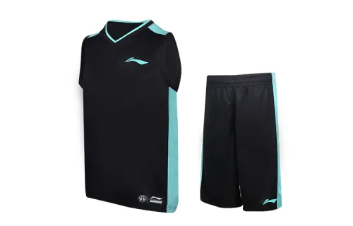 LiNing Li Ning Campus Series Team Training Competition Basketball Set Men's Pool Blue