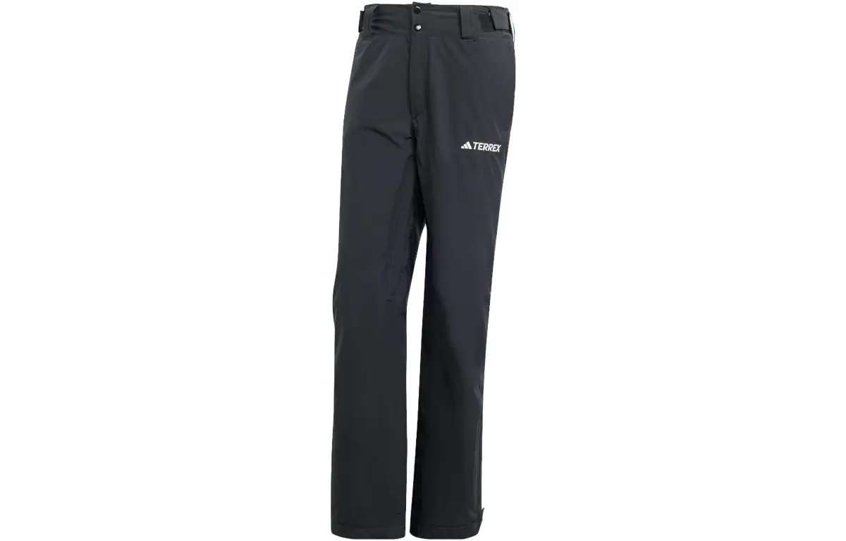 Adidas Ski Pants Men's Black Moderate Straight Fit Pants