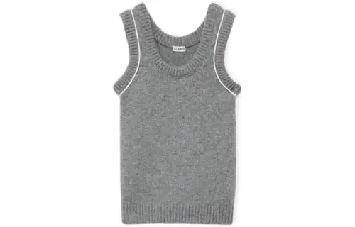 LOEWE Tank Tops Women's Crew Neck Moderate Racerback
