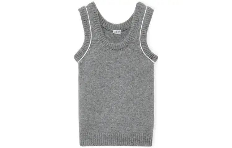 LOEWE Tank Tops Women's Crew Neck Moderate Racerback