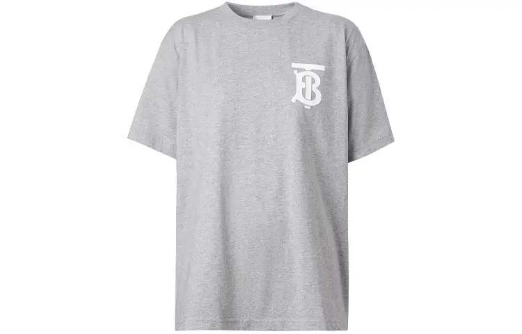Burberry Regular T Shirt Women's Gray