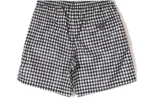 PRADA Casual Shorts Men's Black White
