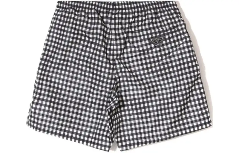 PRADA Casual Shorts Men's Black White