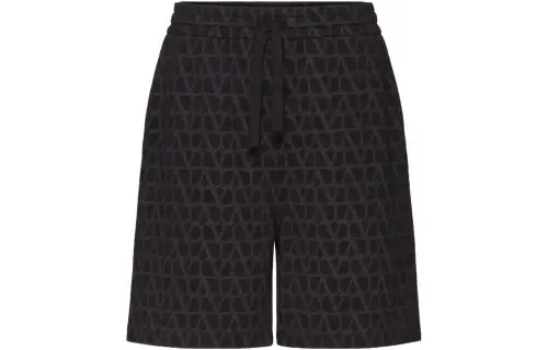 Valentino Drawstring All Over Printed Shorts
