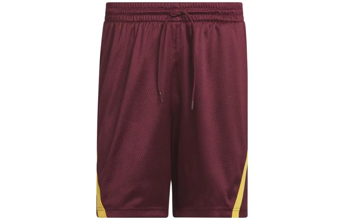 Adidas Casual Shorts Men's Dark Red Moderate