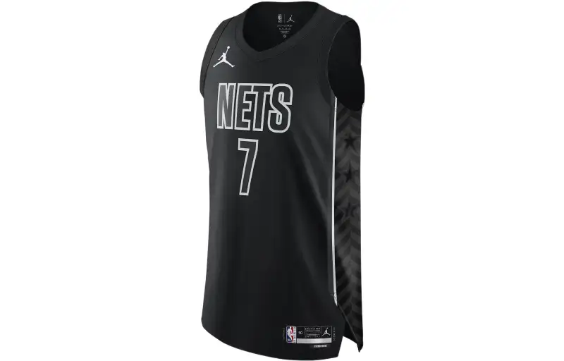 Jordan X NBA Brooklyn Basketball Jersey Men's Black