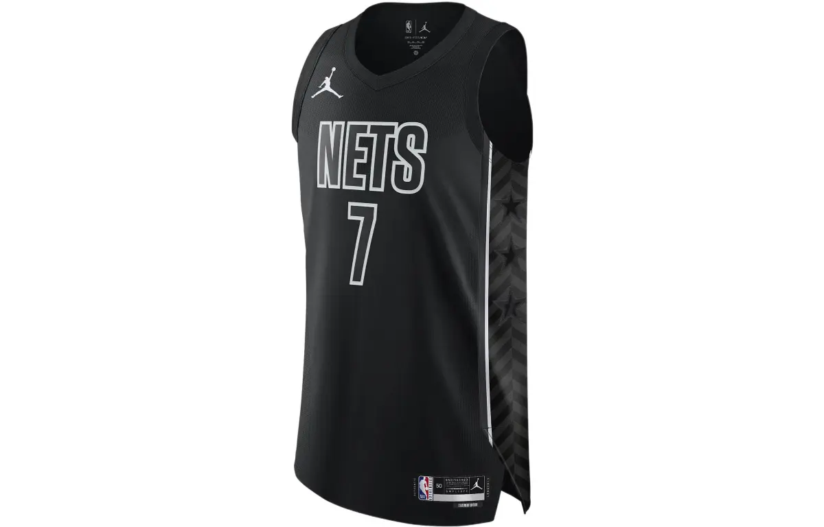 Jordan X NBA Brooklyn Basketball Jersey Men's Black