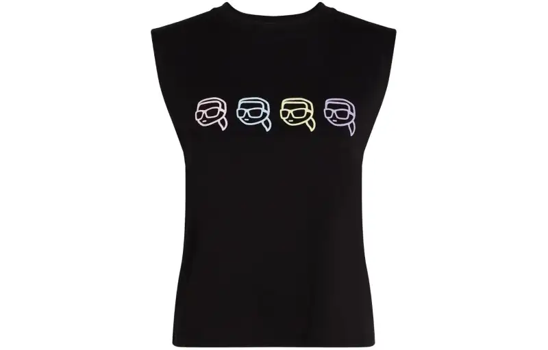 KARL LAGERFELD / Karl Lagerfeld Jeans Ikon Outline Tank Top