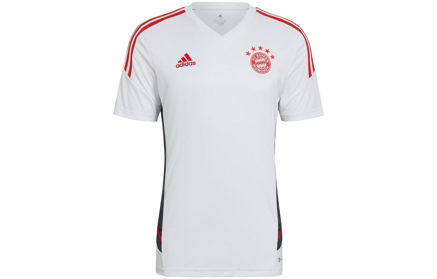 Adidas Bayern Munich Black Soccer Jerseys Men's White Moderate Straight Fit