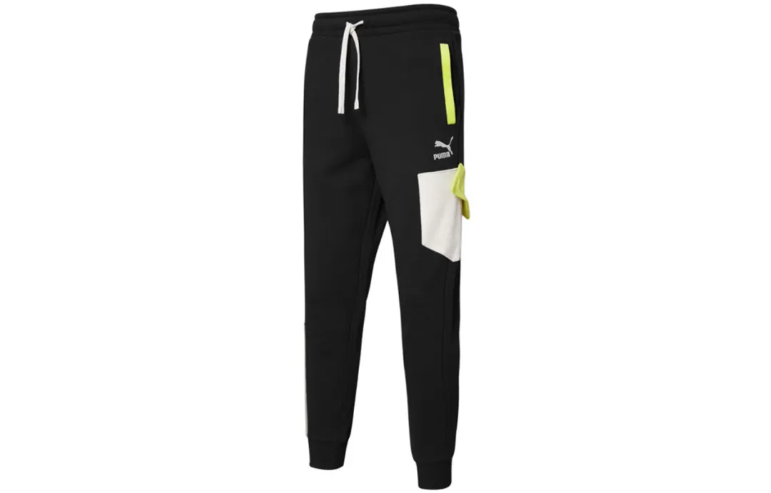 PUMA Knitted Sweatpants Men's Black
