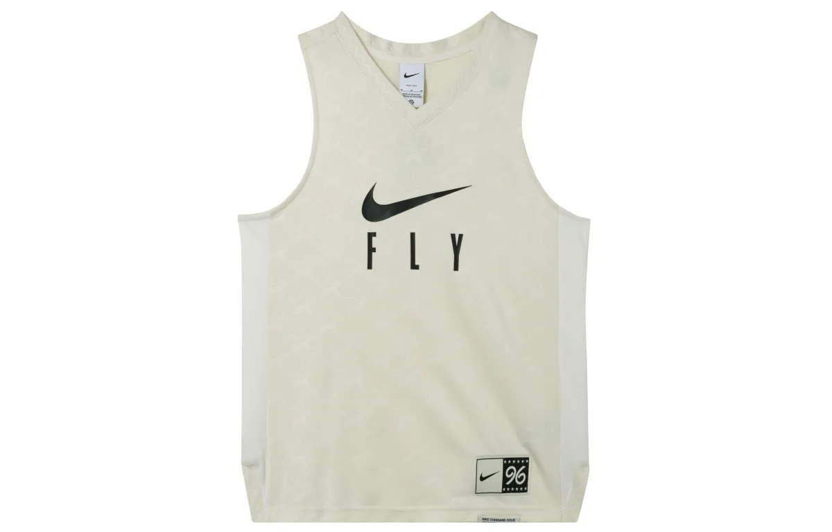 Nike SS23 Chinese High School Basketball League Tank Tops Women's Ecru Other