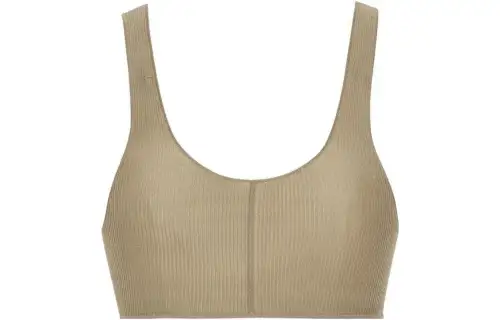 SAINT LAURENT SS23 Tank Top Women's Khaki