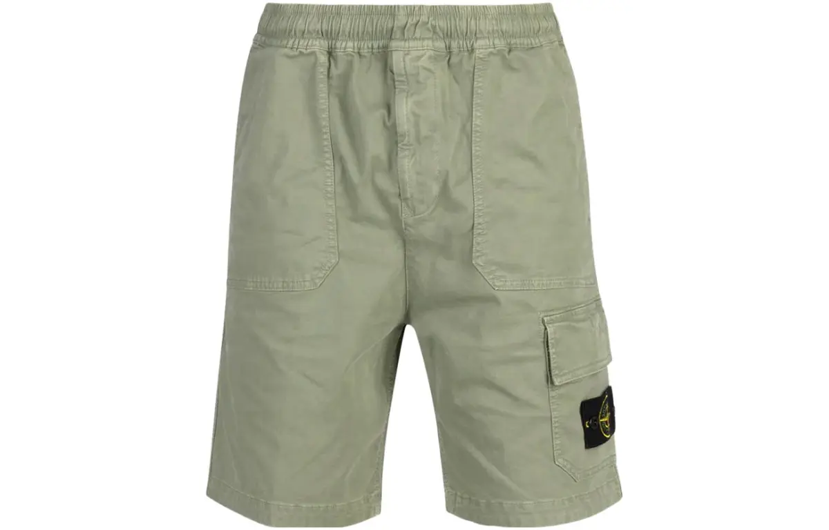 STONE ISLAND Casual Shorts Men's Green Moderate