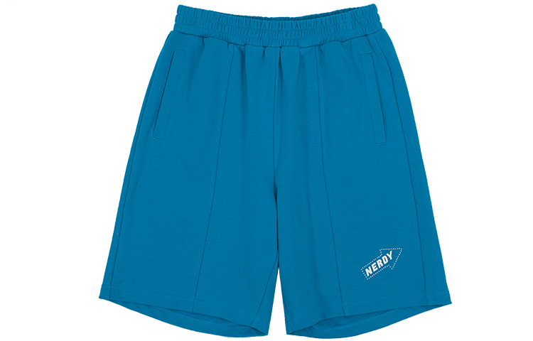 NERDY Loose Fit Shorts Unisex Blue