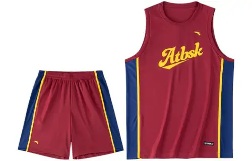 Basketball set sleevless, with your logo imprint, loose fit, men's style