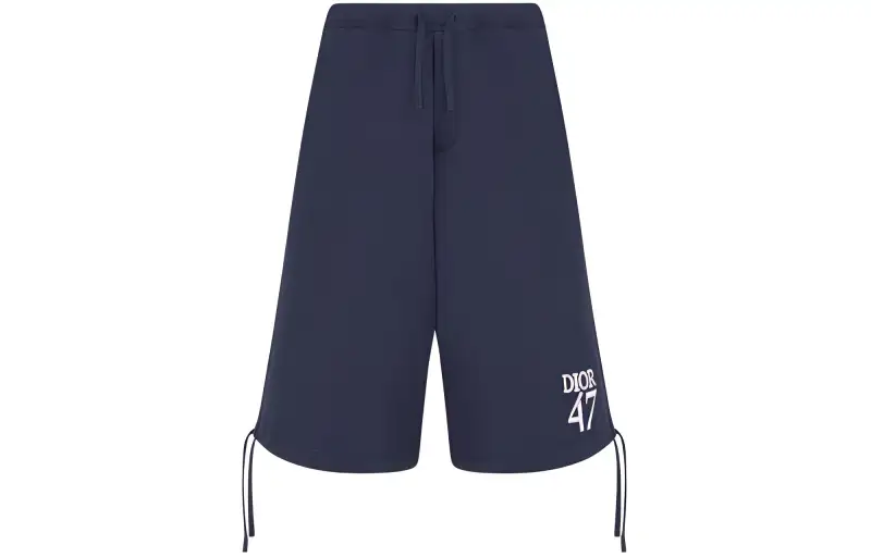 DIOR Logo Embroidered Drawstring Shorts