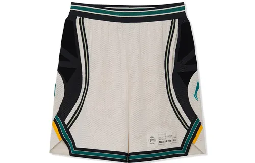 Li Ning Sports Basketball Collection Shorts Sports Men's White