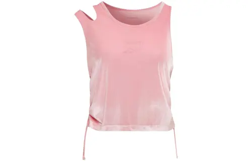 Reebok Tank Tops Women's Pink Crew Neck Moderate Other