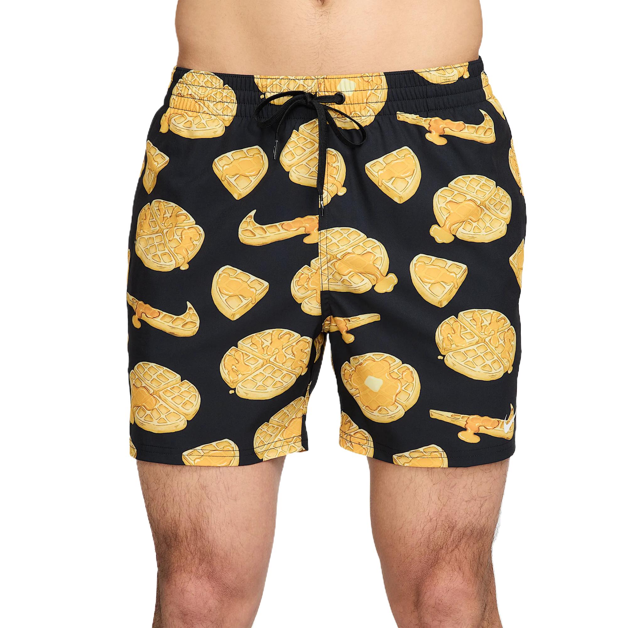 Nike Beach Shorts Men’s Black/Yellow Color