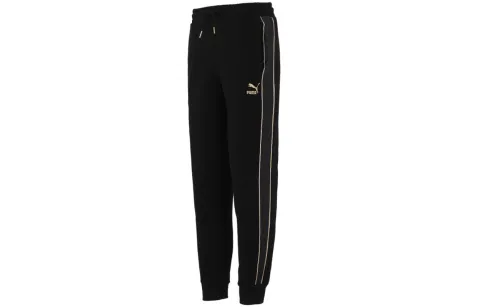 PUMA Sports Pants Men's Black Moderate