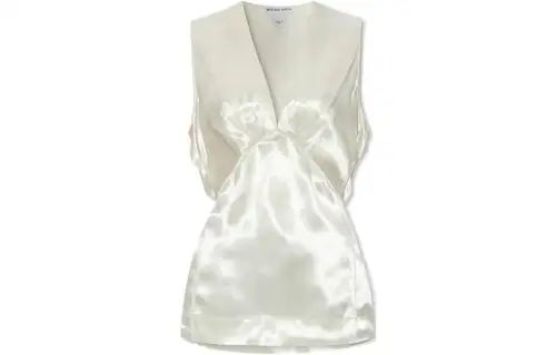 Bottega Veneta Sleeveless Satin Top