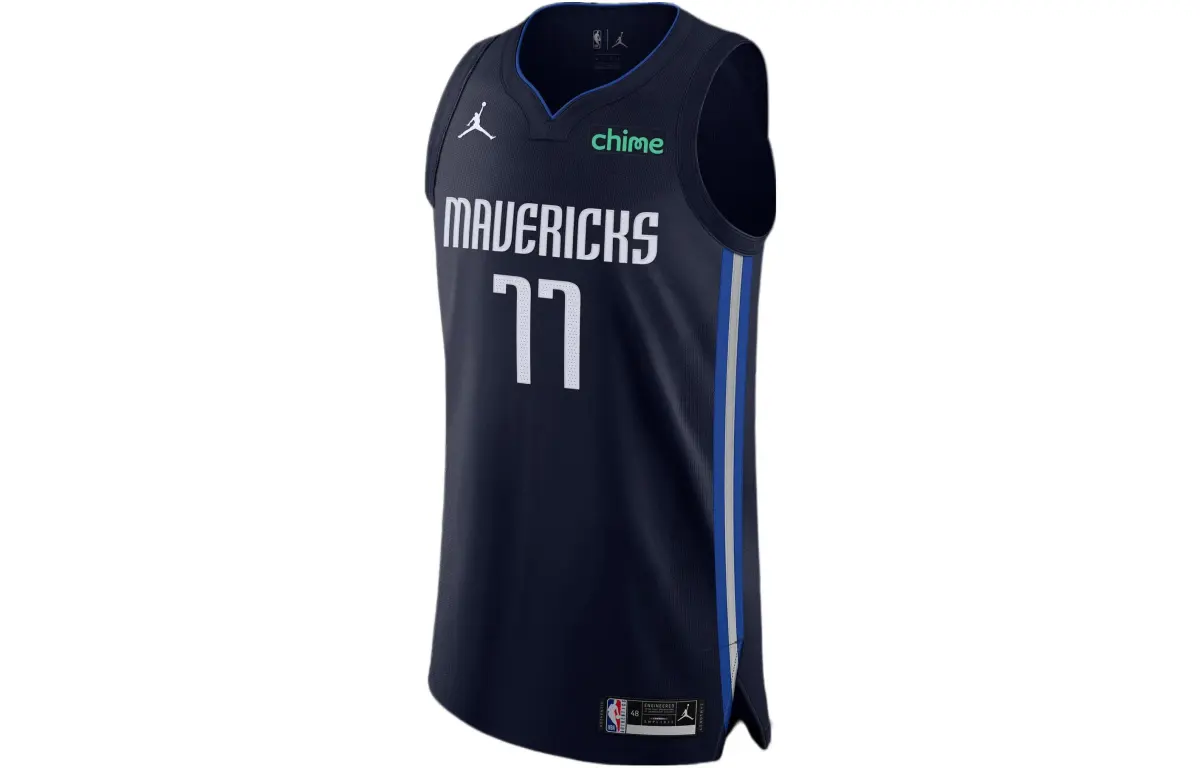 Jordan Basketball Jerseys Men's Dark Blue Moderate Straight Fit