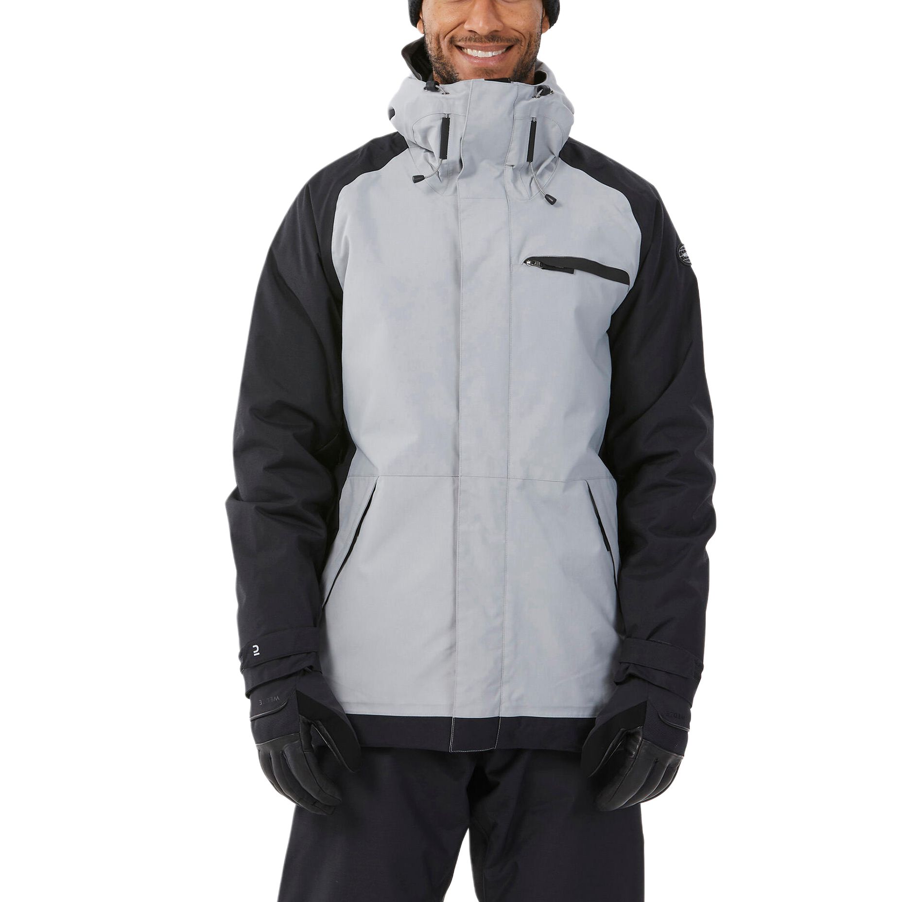 DECATHLON Ski Top Men’s Black/Gray