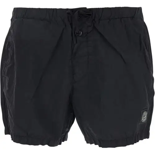 STONE ISLAND SS25 Casual Shorts Men's Black