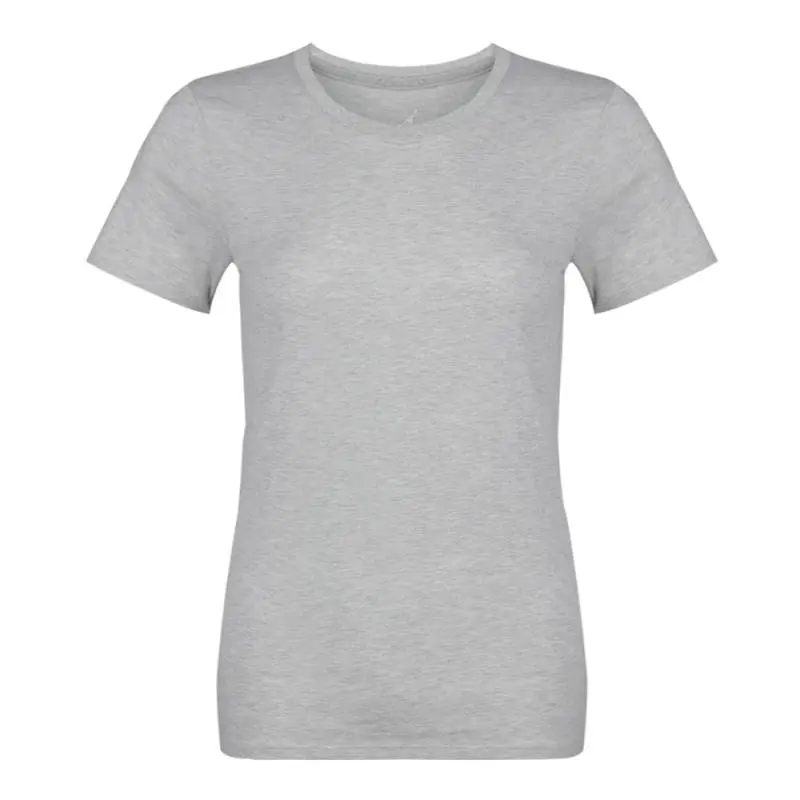 Jordan T-Shirts Women's Gray Crew Neck Moderate Nipped-in Waist