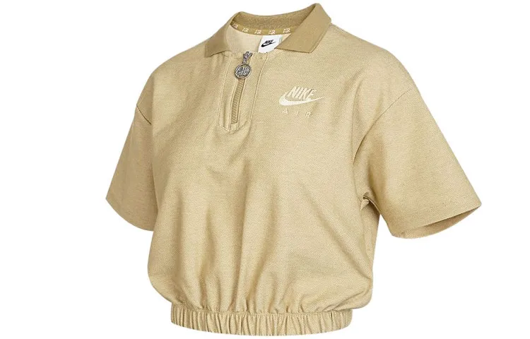 Nike Crop Tops Women's Umber Lapel Moderate
