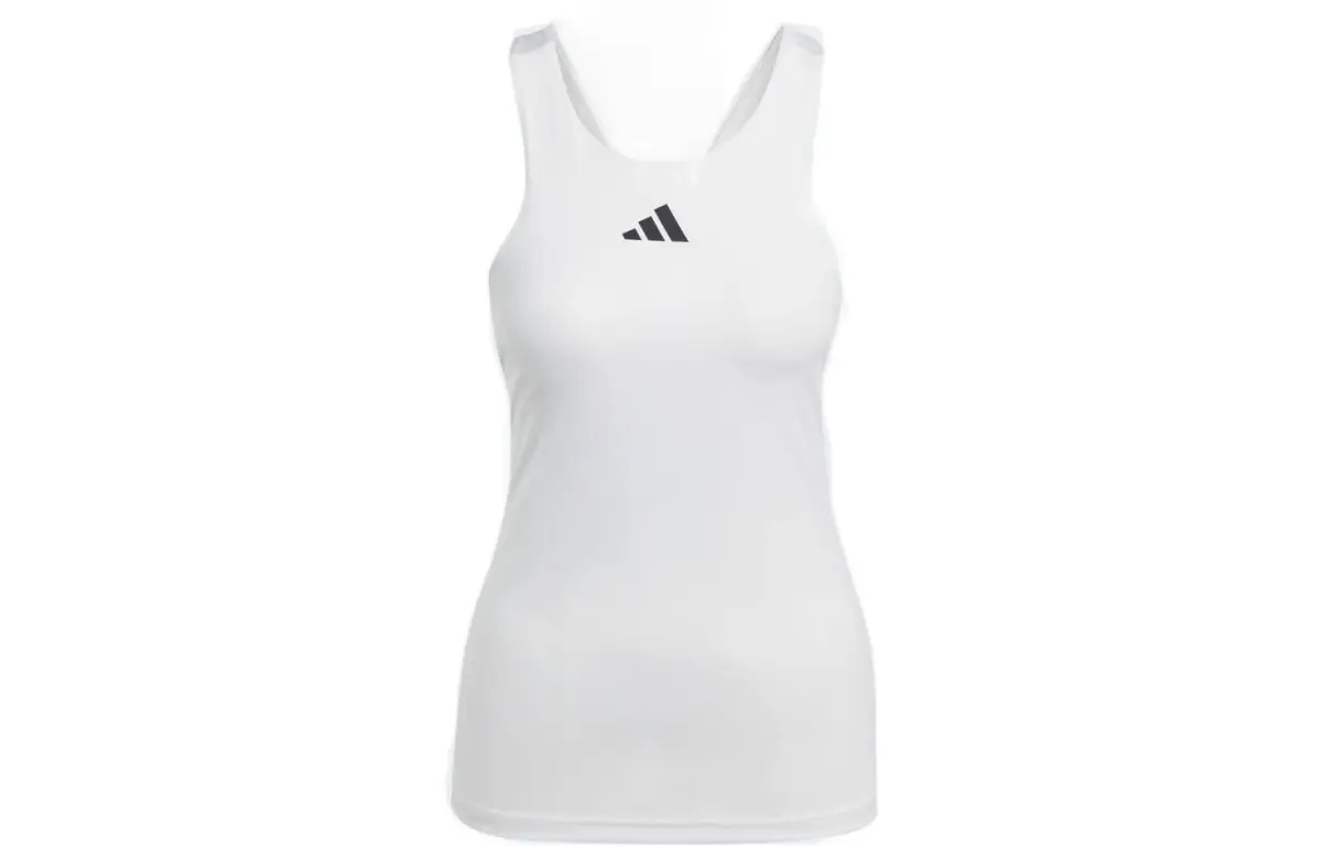 Adidas Tank Tops Women's White Halter Neck