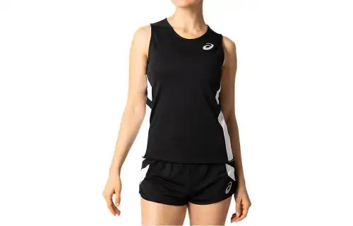ASICS Tank Tops Women's Black Crew Neck Moderate Other