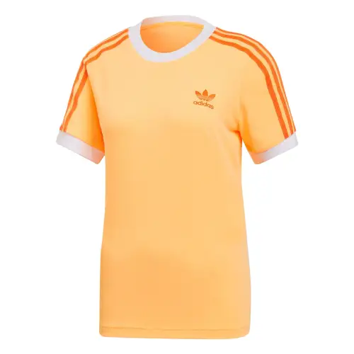Adidas Originals 3 STR T Shirt Women's Shimmery Orange