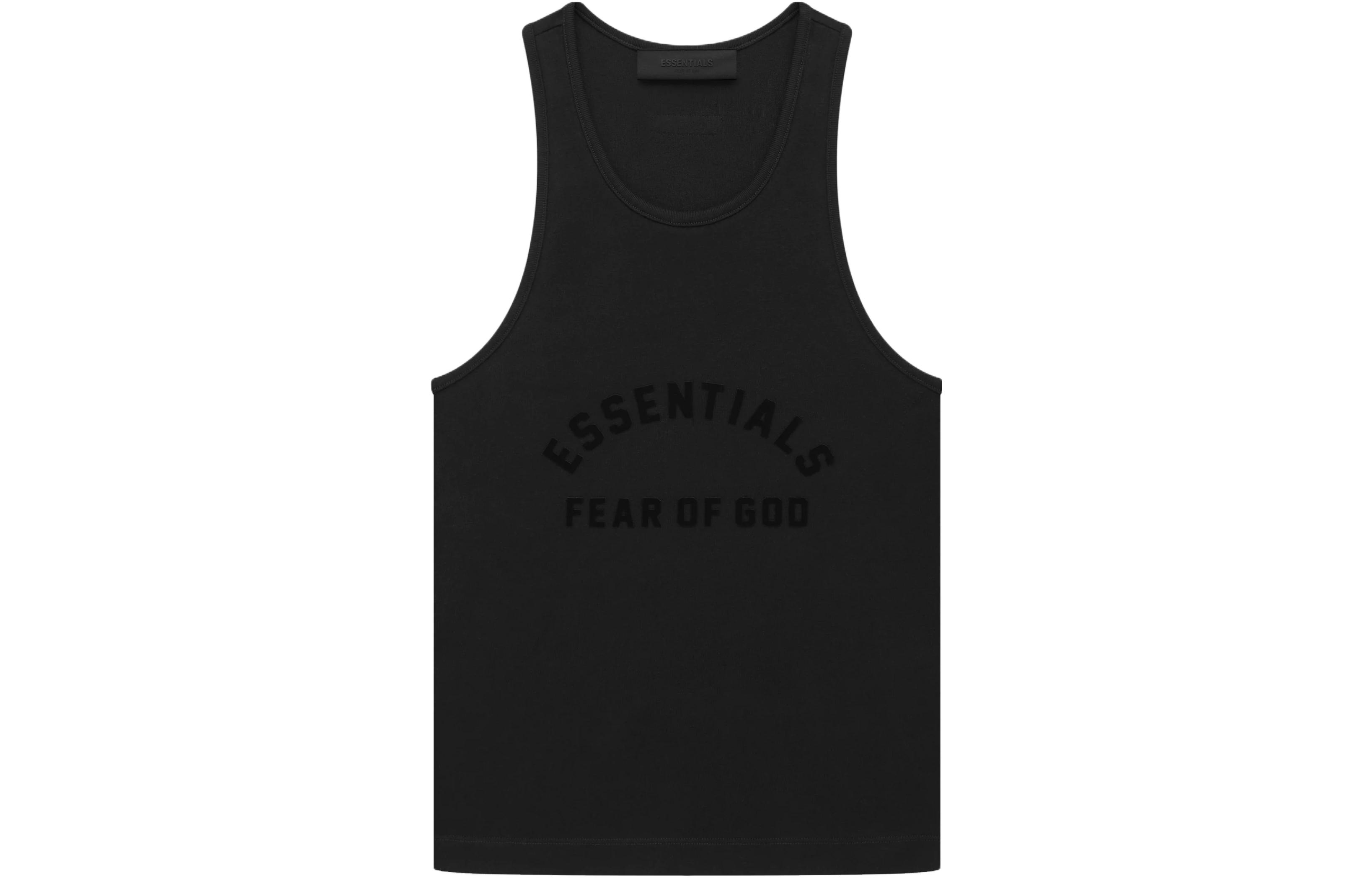Женская майка Fear of God Essentials The Black Collection (черная)