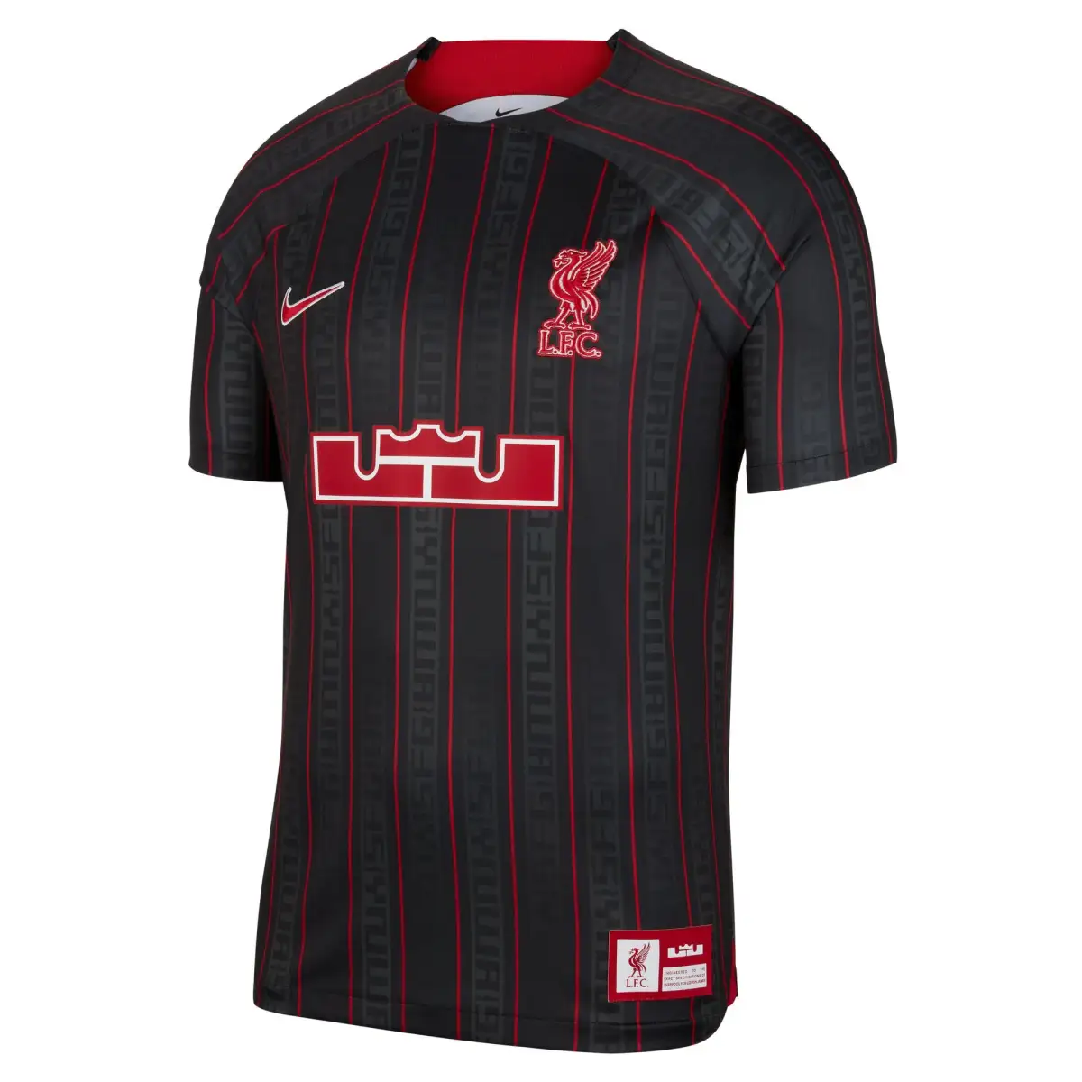 Nike Liverpool Soccer Jersey Fan Edition Men's Black