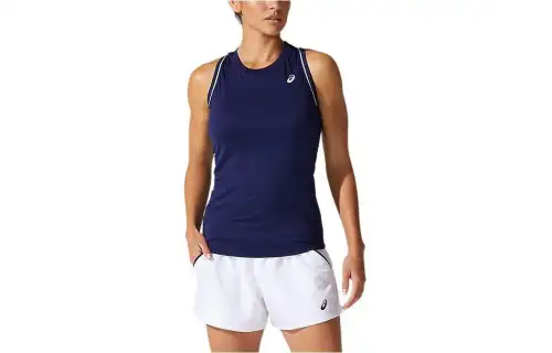 Asics Piping Tank Tank Tops Women's Blue